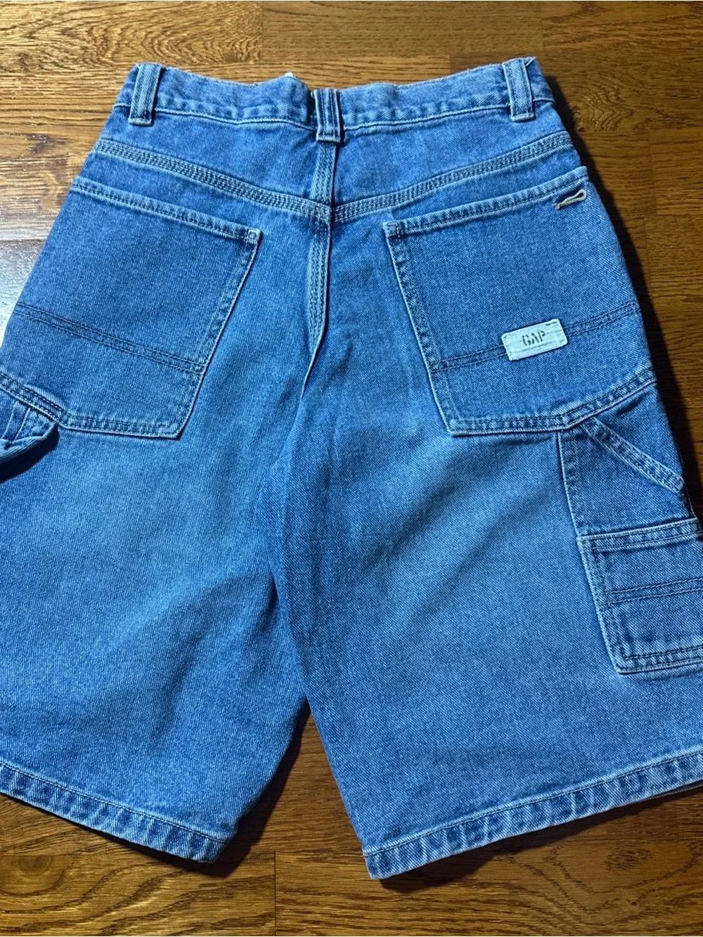 2003 Vintage Gap Kids Boys Carpenter Shorts  Jean Denim Size 10 Regular